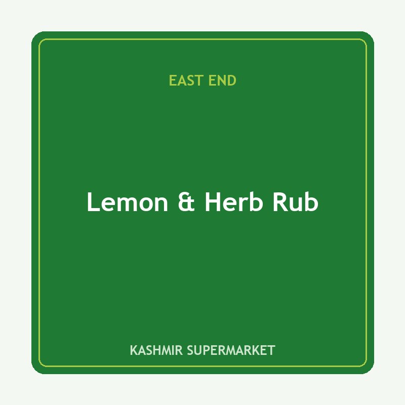 East End Lemon & Herb Rub