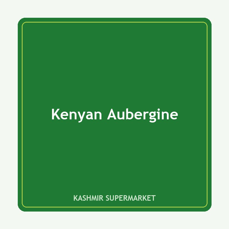 Kenyan Aubergine