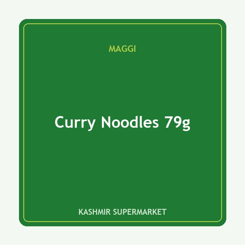 Maggi Curry Noodles 79g
