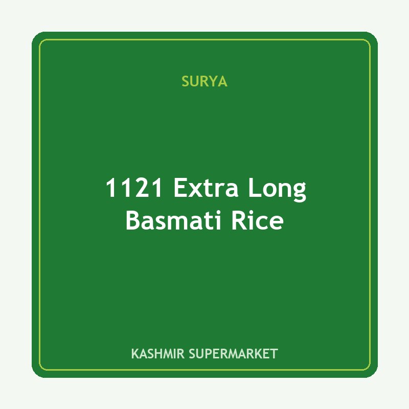 Surya 1121 Extra Long Basmati Rice
